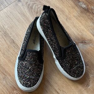Cat & Jack Glittery Black Kids Sneakers